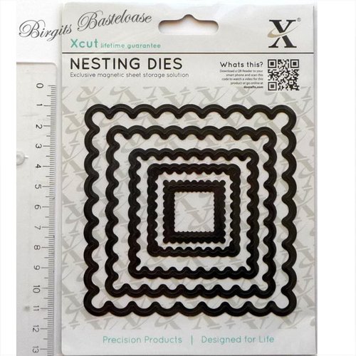 Xcut Stanzschablonen Nesting Dies Quadrat gewölbt XCU503404