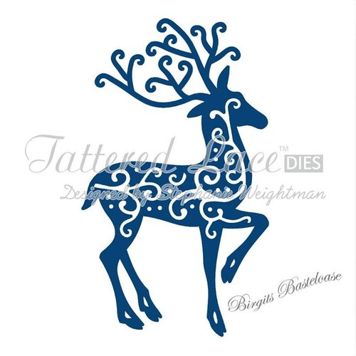 Tattered Lace Stanzschablone Reindeer Rentier D116