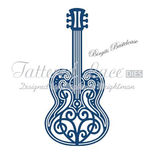 Tattered Lace Stanzschablone Guitar D215 Gitarre