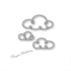 Poppystamps Stanzschablone Scribble Clouds Wolken 1279