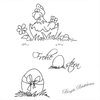 Efco Clear Stamps Frohe Ostern Osterei 1246