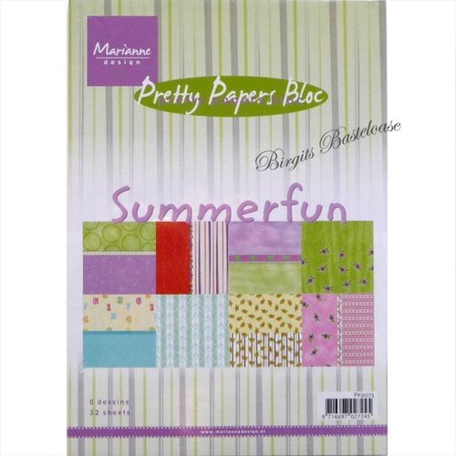 Marianne design Papier Summerfun A5 Paper bloc PK9073