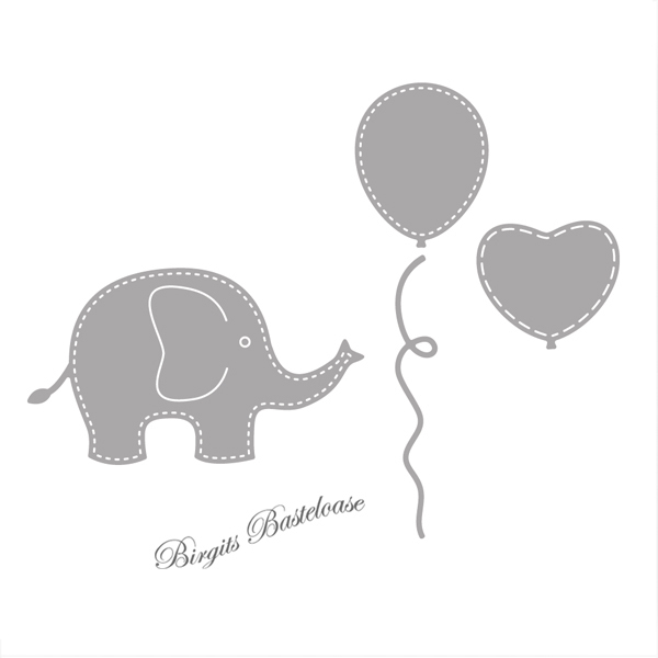 rayher stanzschablone baby elefant luftballon 59241000 kaufen