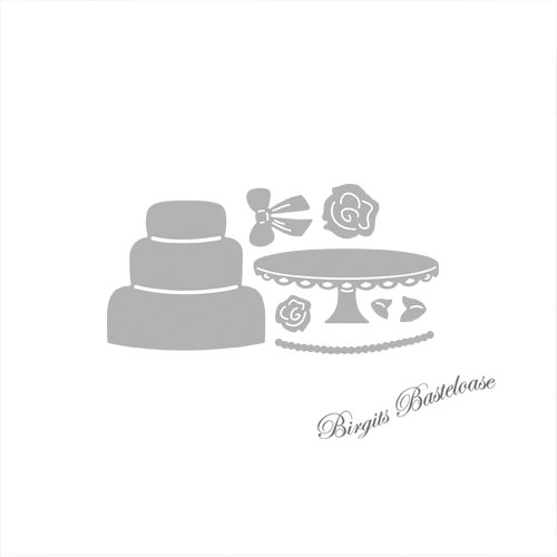 Rayher Stanzschablone Hochzeitstorte Wedding Cake 60559000
