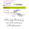 CraftEmotions Stanzschablone Kommunion Konfirmation 115633/0419