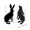 Lavinia Stamps Woodland Hares - LAV409
