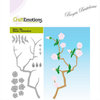 CraftEmotions Stanzschablone Zweig mit Blüten 115633/0187