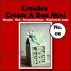 Crealies Stanzschablone Create a Box Mini Milchkarton CCABM06