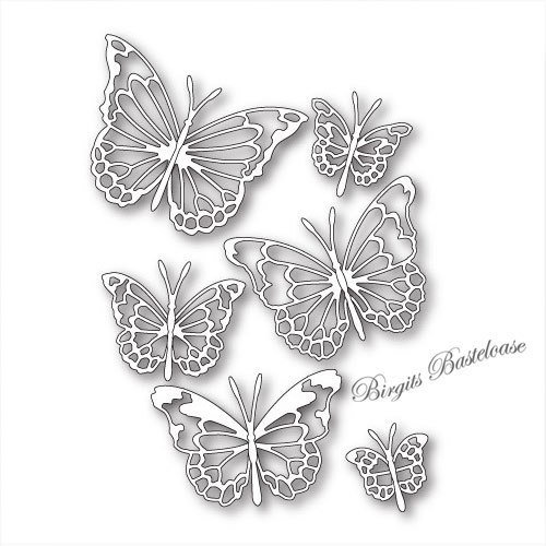 Memory Box Stanzschablone Morning Garden Butterflies 30085