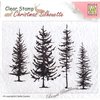 Nellie's Clear Stamp Pine Trees - Tannen CSIL004