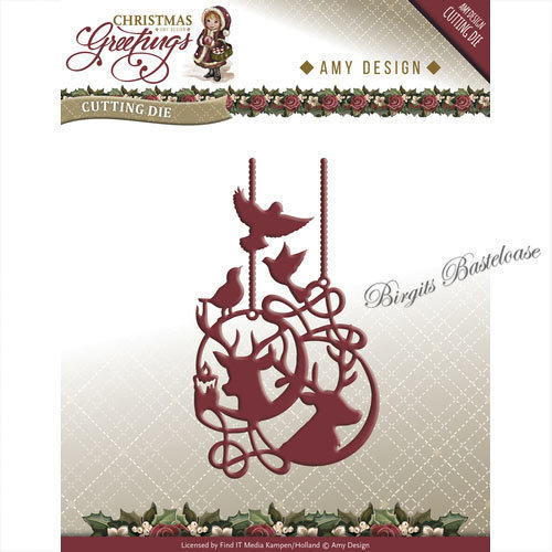 Amy Design Stanzschablone Rentier Ornament ADD10069