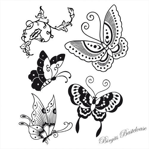Stamperia Stempel Schmetterlinge Butterfly WTKCC19
