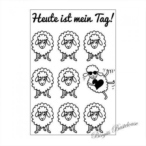 Efco Clear Stamps Heute ist mein Tag! - 4511046