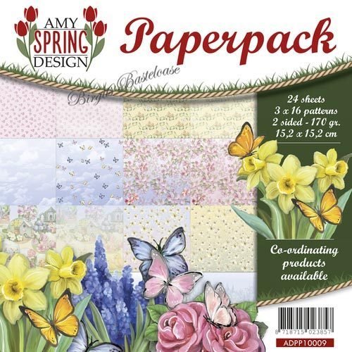 Amy Design Papier Frühling Spring 15x15 Paperpack ADPP10009