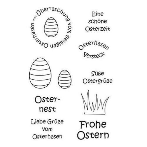 Efco Clear Stamps Ostern 4 Texte 4511184