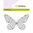 CraftEmotions Stanzschablone Schmetterling groß 115633/0353