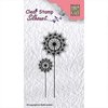Nellie's Clear Stamp Flower 8 Blume SIL014