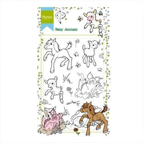 Marianne Design Clear Stamp Tierbabys - Baby animals HT1630