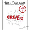 Crealies Clear Stamp Bits&Pieces no. 07 Thin mosaic CLBP07