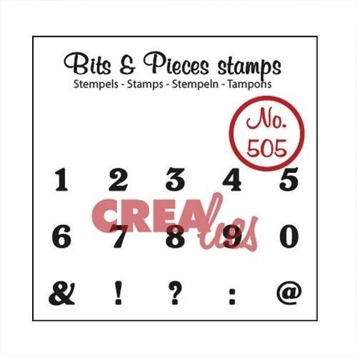 Crealies Clear Stamp Bits&Pieces Zahlen CLBP505