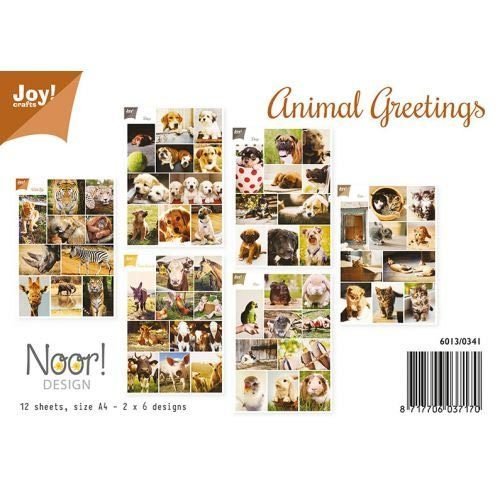 Motivbogen Joy!Crafts Tiere Afrika, Hunde, Katzen 6013/0341