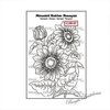 Crealies Mounted Rubber Stamp Sonnenblume CLRS07