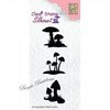 Nellie's Clear Stamps Pilze SIL034 Mushrooms