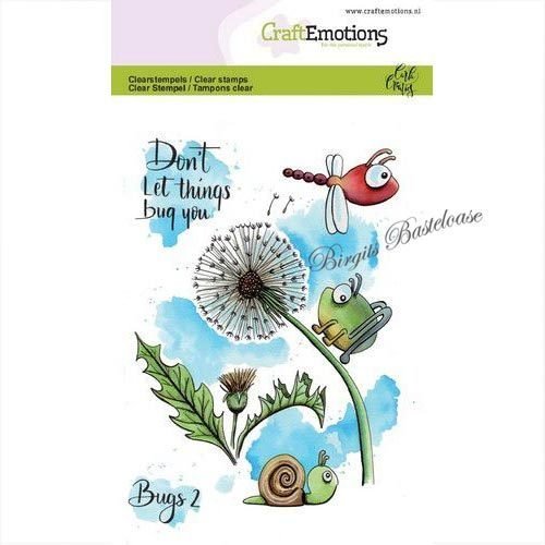 CraftEmotions Clear Stamps Pusteblume - Bugs 2, 130501/1632