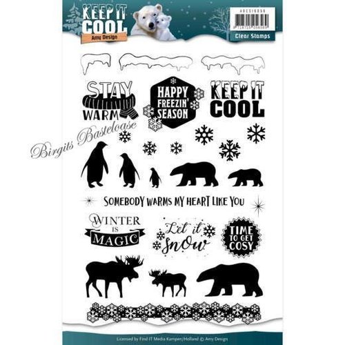 Amy Design Clear Stamps Keep it Cool ADCS10056