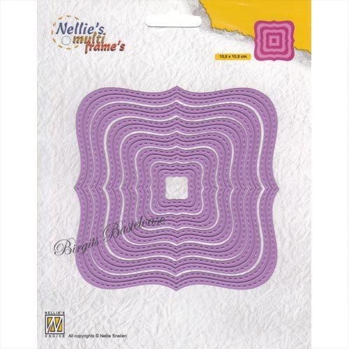 Nellie`s Stanzschablone Stiched braced squares MFD132