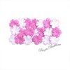 ScrapBerry's Paper Flowers Papierblumen pink/ weiß rosa 809