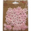 Paper Flowers 80 Papierblumen rosa mit Glitzerstein 015-PK