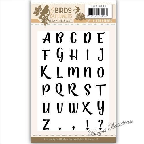 Jeanines Art Clear Stamps Alphabet JACS10023