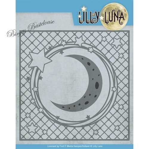 Lilly Luna Stanzschablone Stars and Moon Frame LL10005