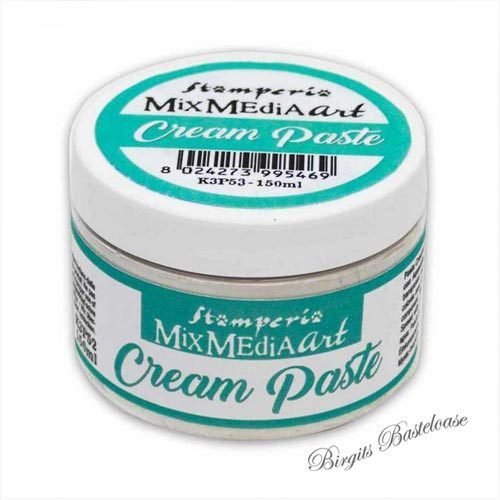 Stamperia Cream Paste 150 ml weiß K3P53