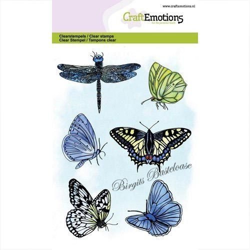 CraftEmotions Clear Stamps Schmetterlinge 130501/1323