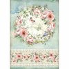 Stamperia Decoupage Rice Paper A4 Roses and butterfly DFSA4445