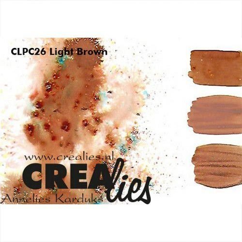 Crealies Pigment Colorzz Pulver - Hellbraun CLPC26