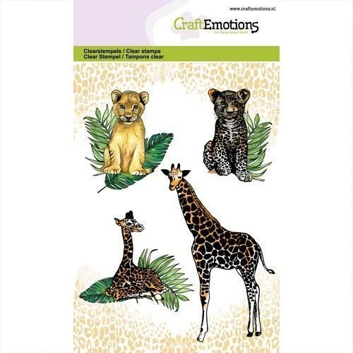 CraftEmotions Clear Stamps Giraffe und Junge 130501/1331