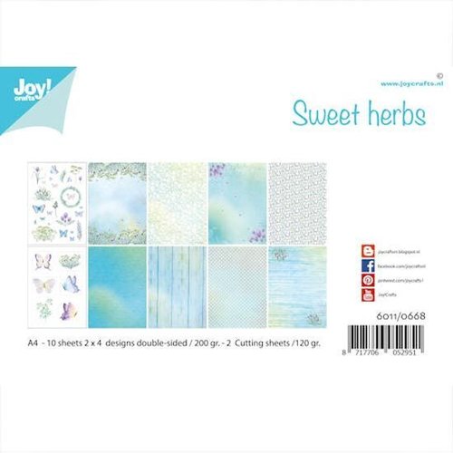 JoyCrafts Design Papier A4 Paper Sweet herbs 6011/0668