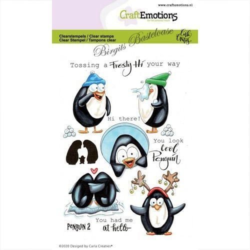 CraftEmotions Clear Stamps Pinguin 2 130501/1694