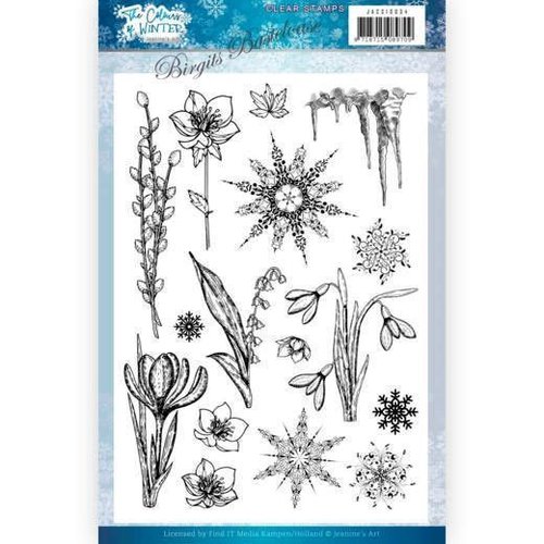 Jeanines Art Clear Stamps The colours of winter JACS10034