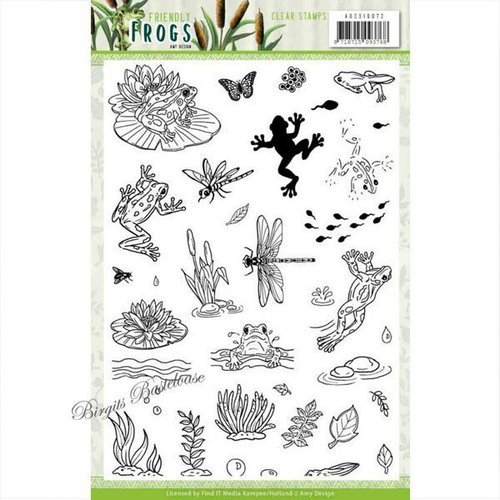 Amy Design Clear Stamps Frösche, Friendly Frogs ADCS10072