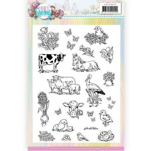 Amy Design Clear Stamps Tiere, Enjoy Spring ADCS10074