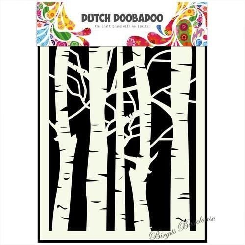 Dutch Doobadoo Mask Art stencil A5 Birken 470.715.045