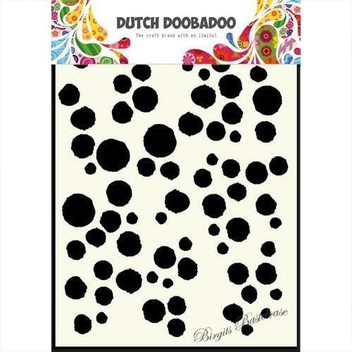 Dutch Doobadoo Mask Art stencil A5 Grunge dots 470.715.101