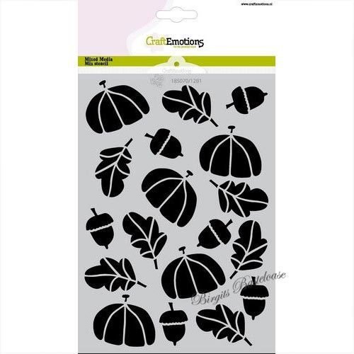 CraftEmotions Mask stencil Herbst A5 185070/1281