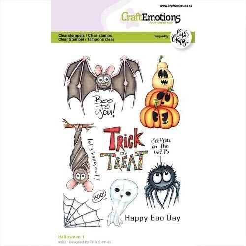 CraftEmotions Clear Stamps Halloween 1 (Eng) 130501/1524