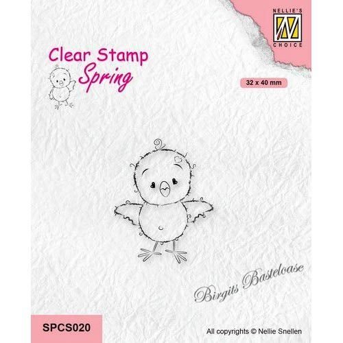 Nellie's Clear Stamp Küken, Chickies Learn to fly SPCS020