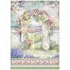 Stamperia Decoupage Rice Paper A4 Provence Arch DFSA4672